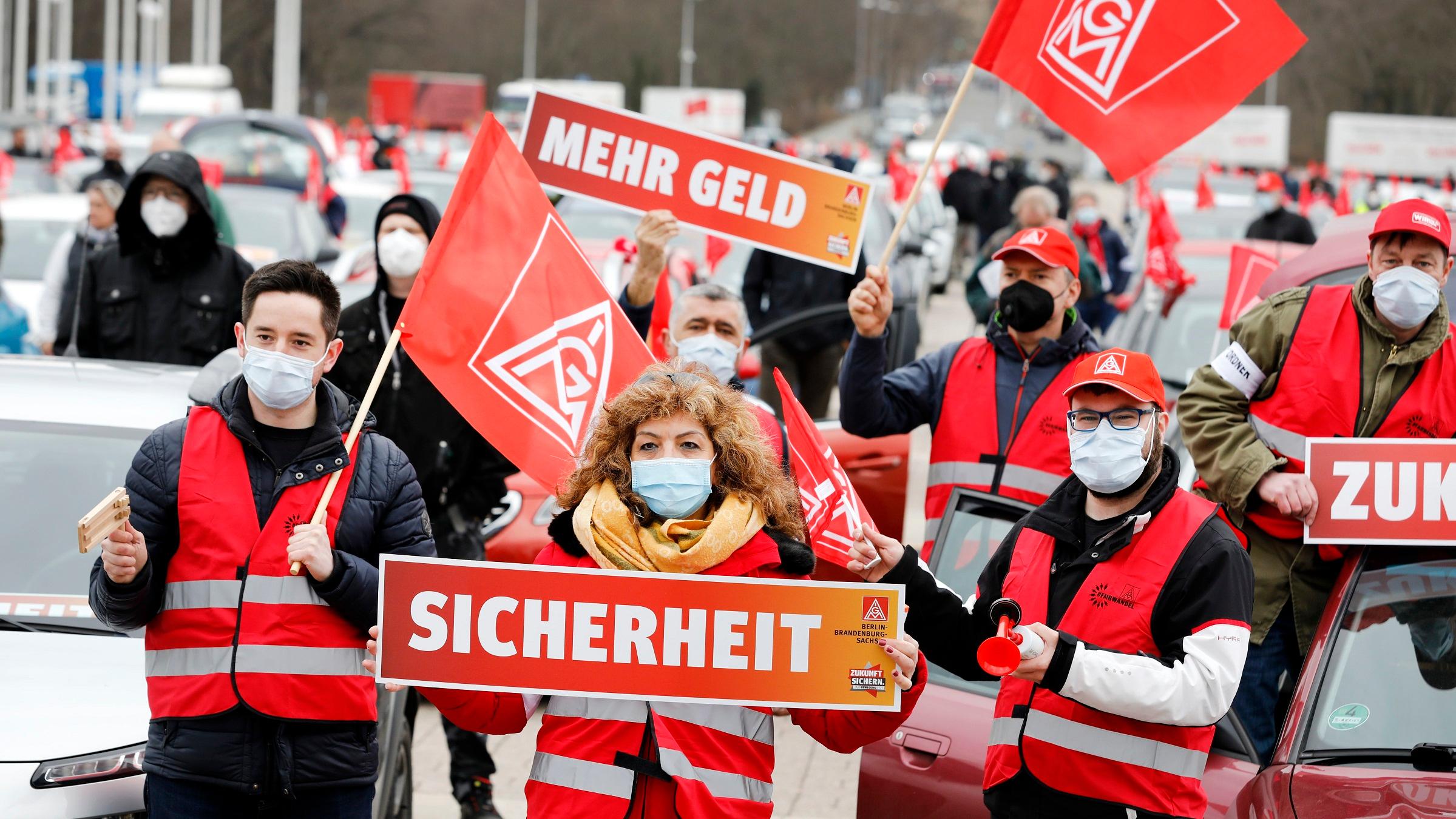 Tarifaktion 2021 März in Berlin BBS