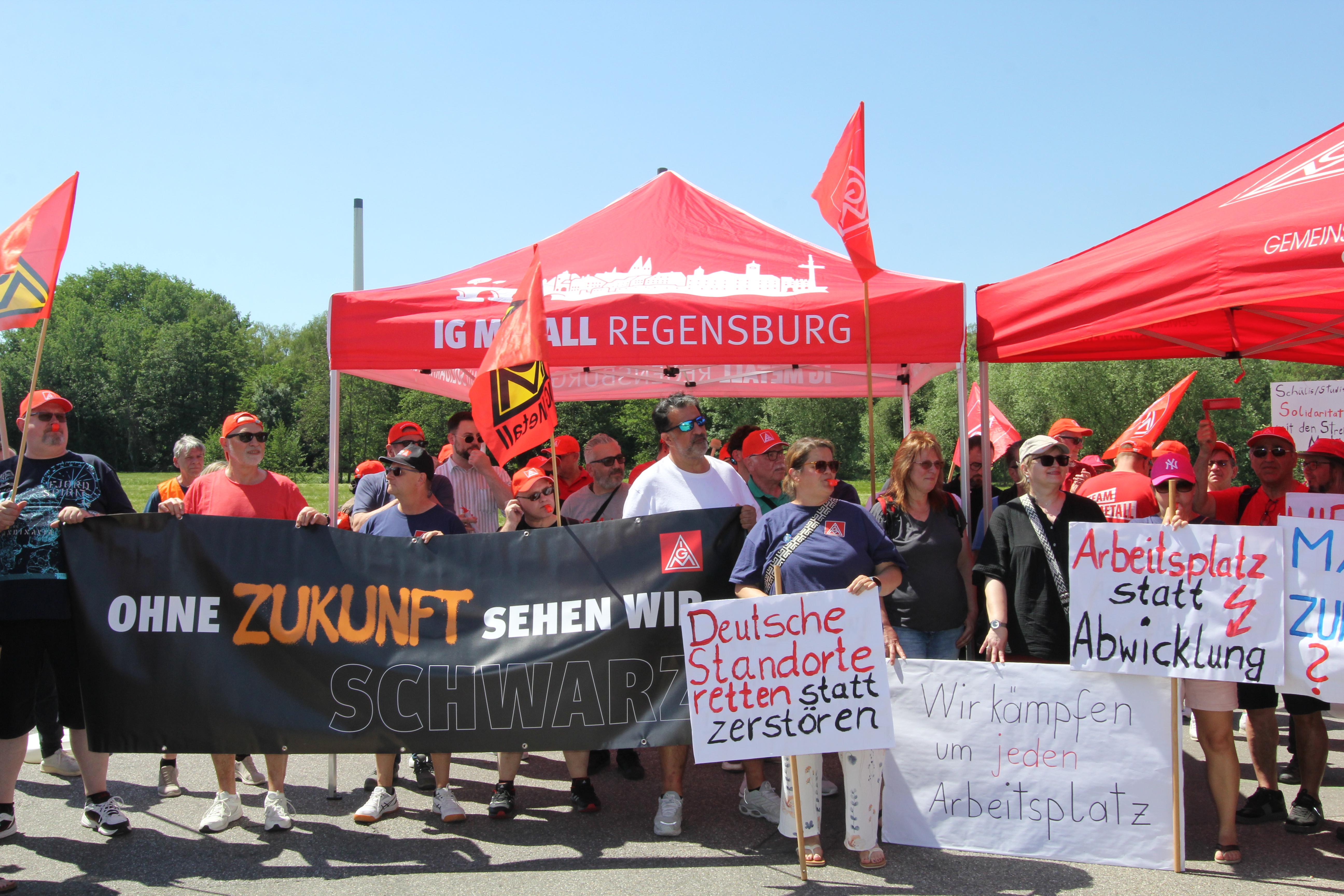 Streik bei Mahle in Neustadt an der Donau