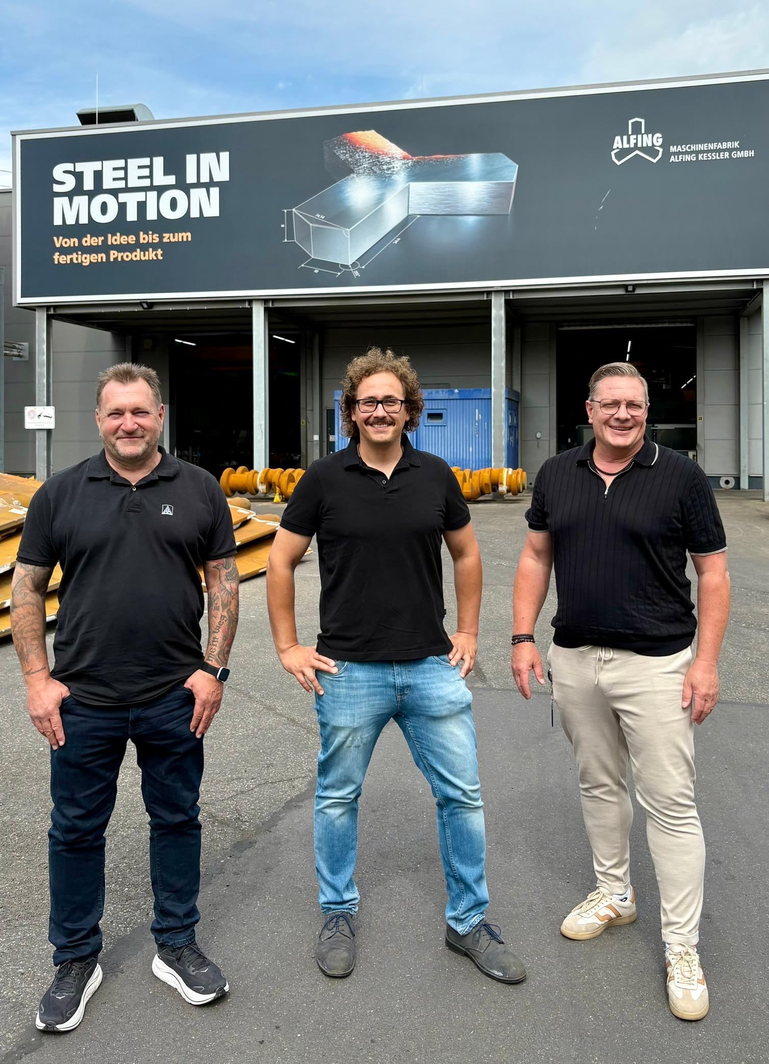 (von links: Oliver Hirsch, Klaus Vaas, Rainer Lehnert)