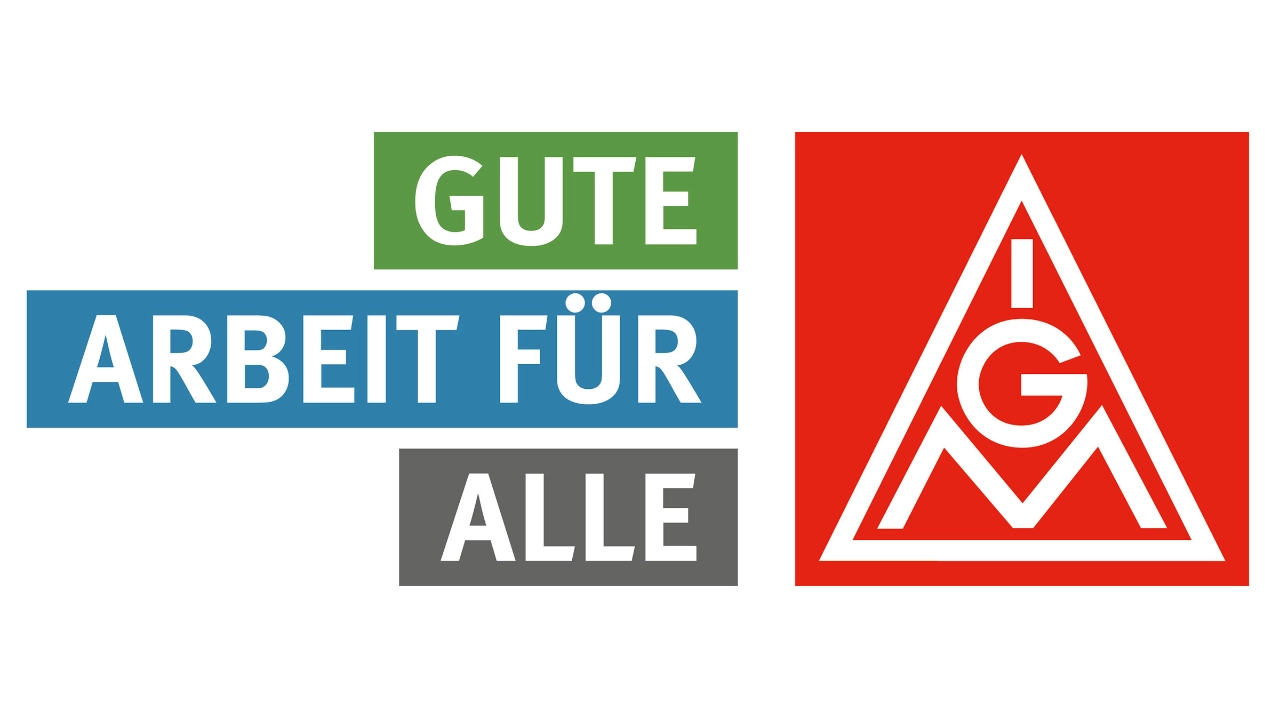 Logo zur Kampagne Gute Arbeit für alle – Leiharbeit und Industrienahe Dienstleistungen (InDl)/ Werkverträge mit IGM
