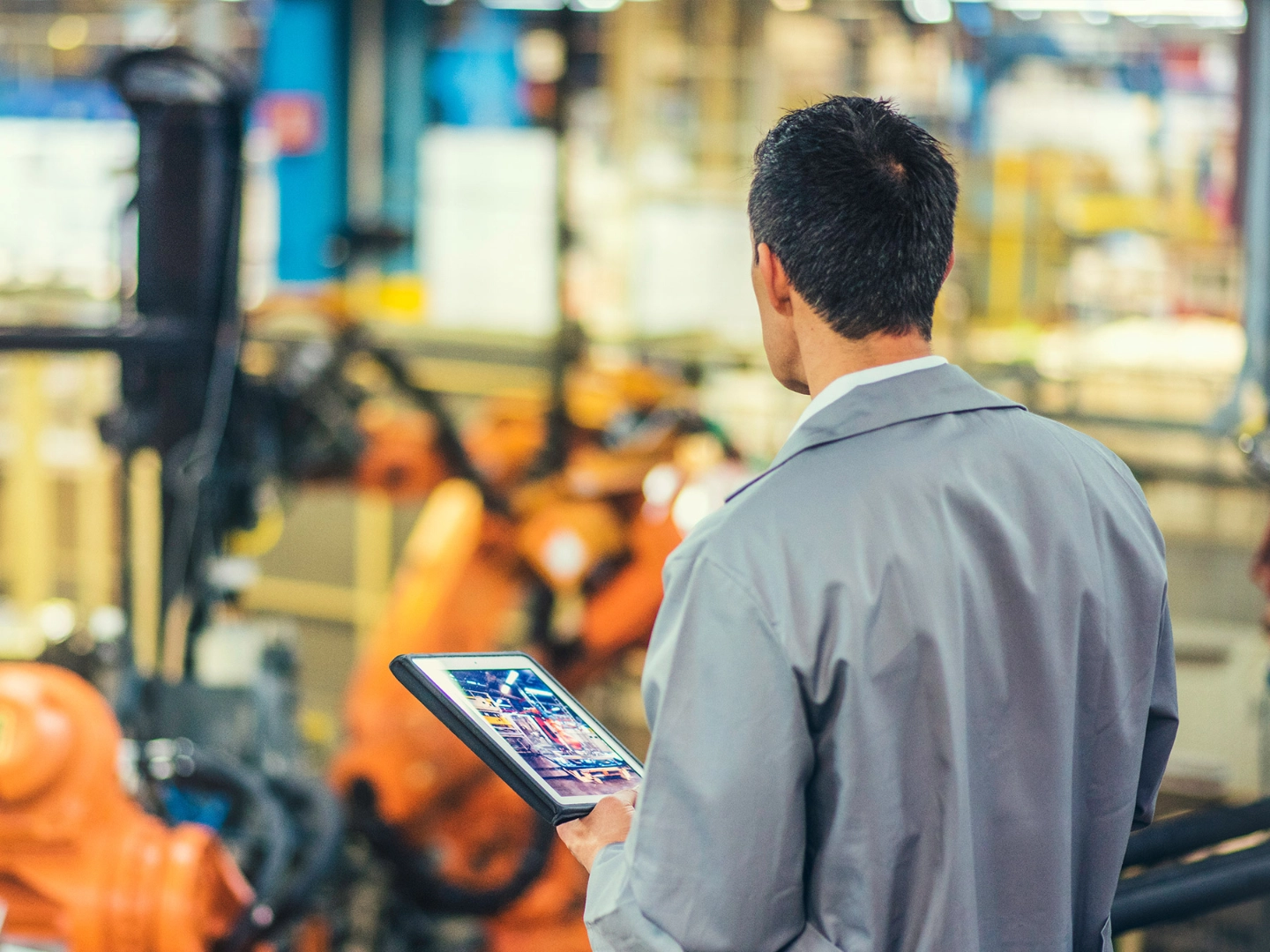 Überwachung von Industrierobotern