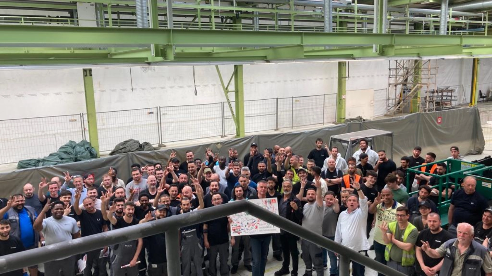 Inflationsausgleichsprämie auch für Leiharbeiter: Aktion bei MAN in Nürnberg
