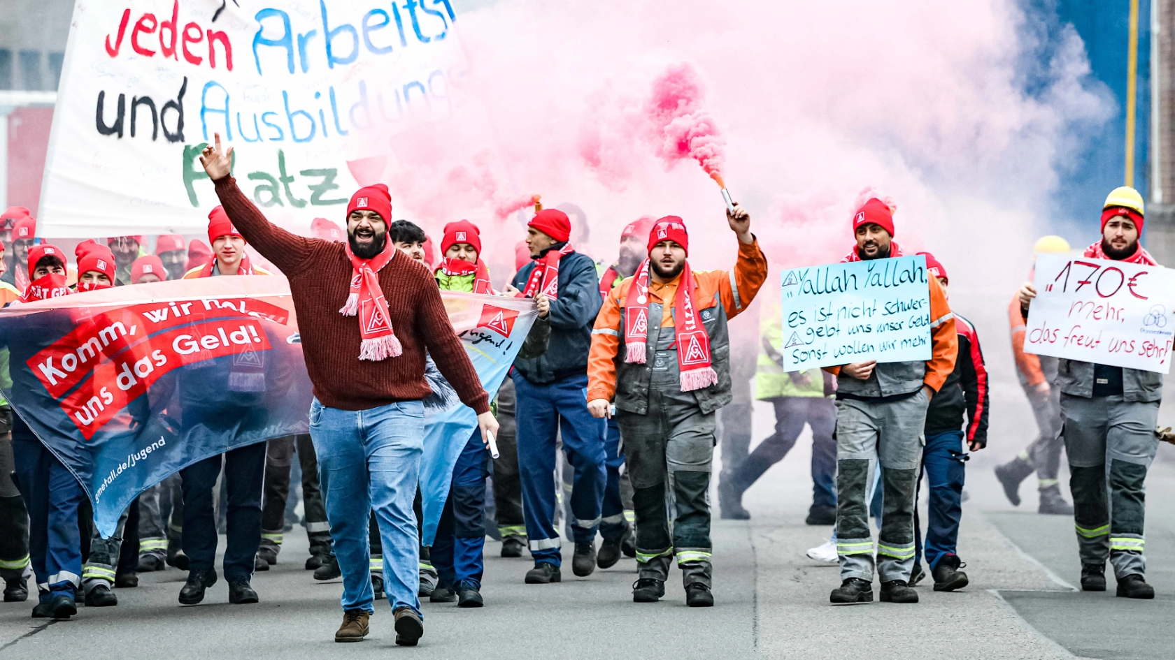Am 7. November legten die Beschäftigten bei Thyssenkrupp in Hagen die Arbeit nieder.