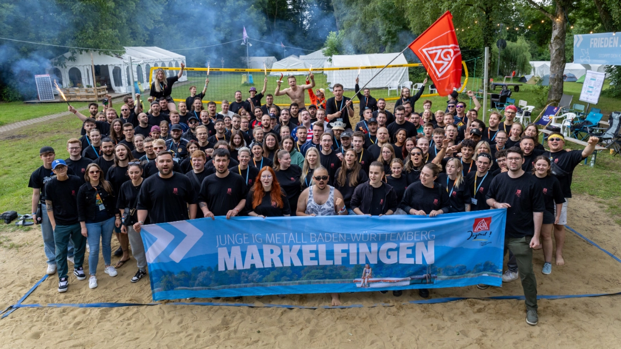 IG Metall-Jugendcamp in Markelfingen vom 04. bis 06. Juli 2024