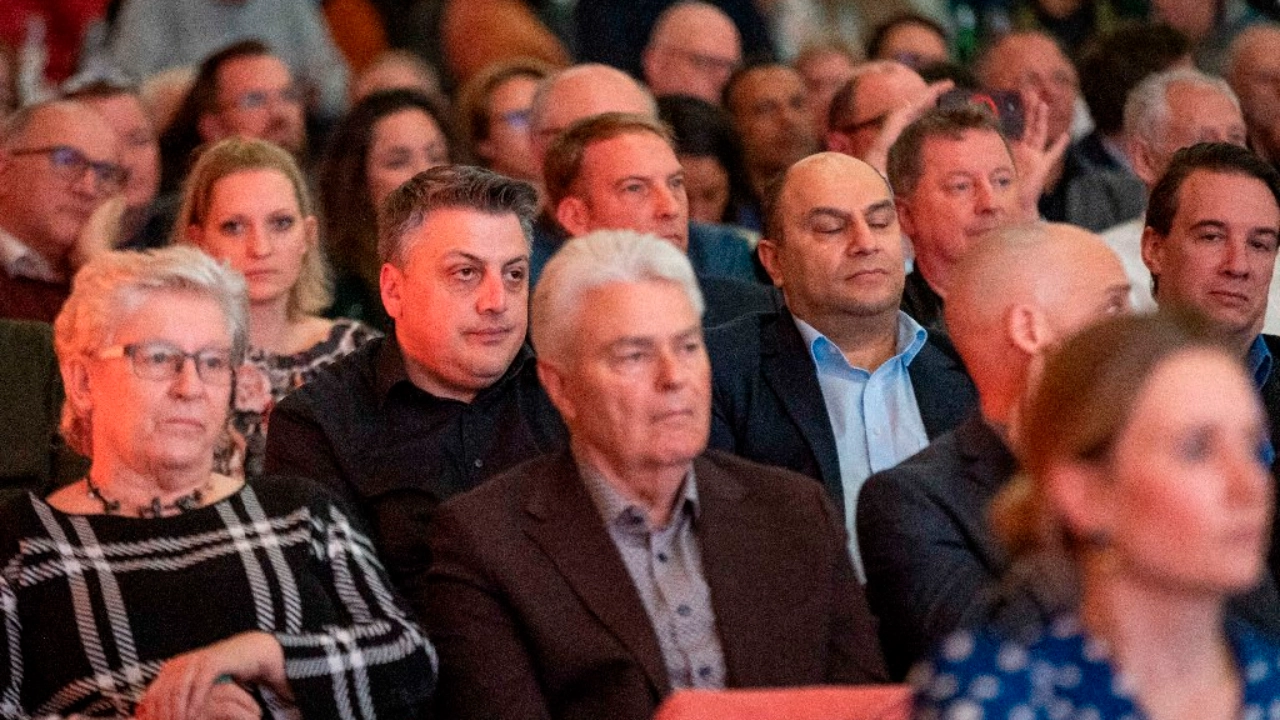 Stuttgart, Baden-Wuerttemberg, 01.03.2024: Abschiedsfeier für Roman Zitzelsberger, dem ehemaligen Bezirksleiter für Baden-Württemberg der IG Metall im Willi Bleicher Haus.