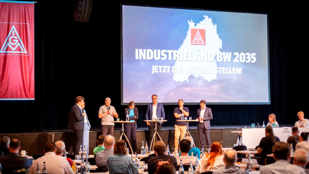Große Bezirkskonferenz der IG Metall Baden-Württemberg am 12. und 13. Juli 2024 in Ludwigsburg.