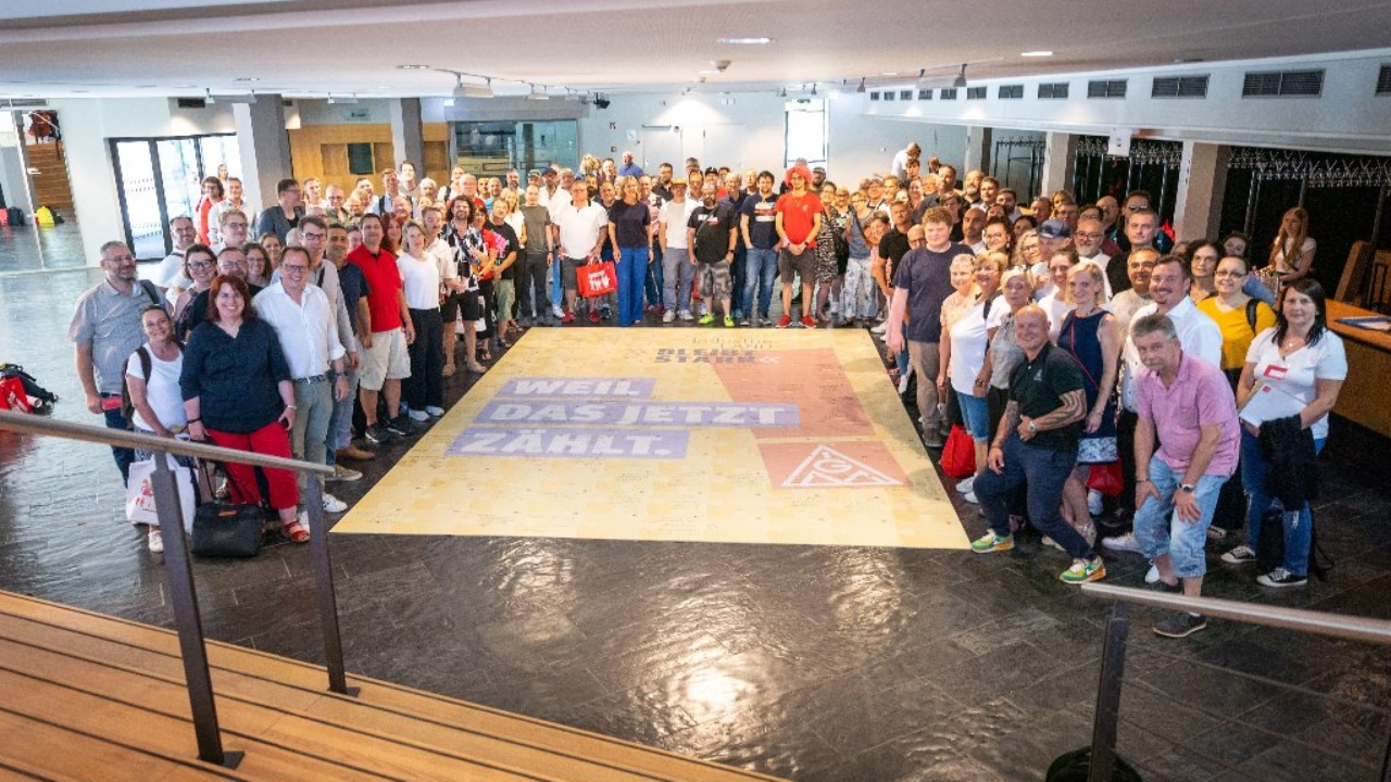 Foto von der Bezirkskonferenz der IG Metall Baden-Württemberg