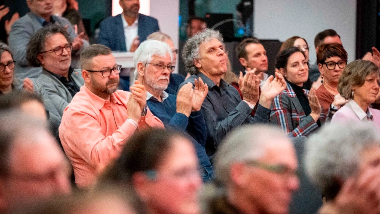 Stuttgart, Baden-Wuerttemberg, 01.03.2024: Abschiedsfeier für Roman Zitzelsberger, dem ehemaligen Bezirksleiter für Baden-Württemberg der IG Metall im Willi Bleicher Haus.