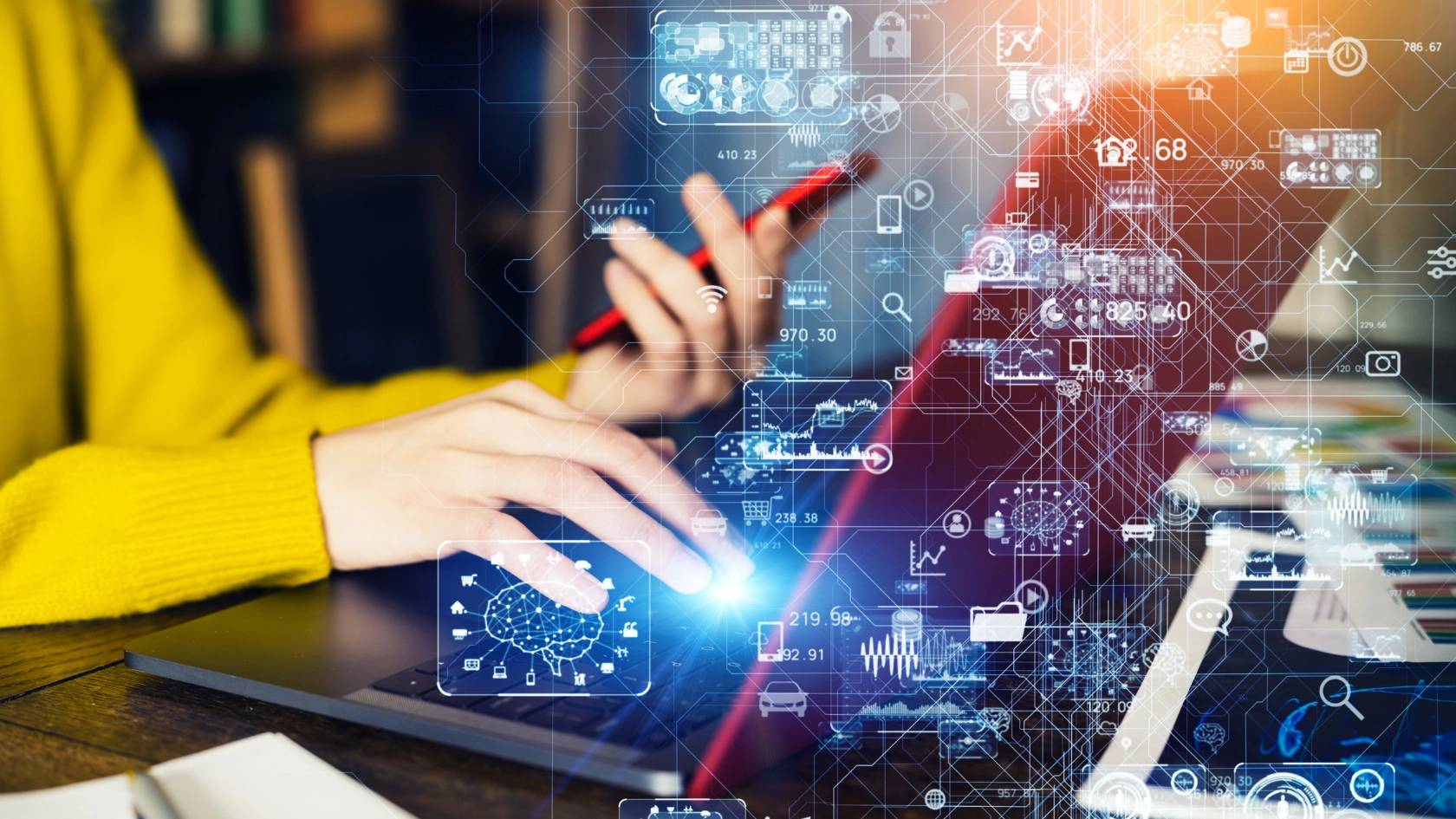 Kommunikationsnetz Künstliche Intelligenz 