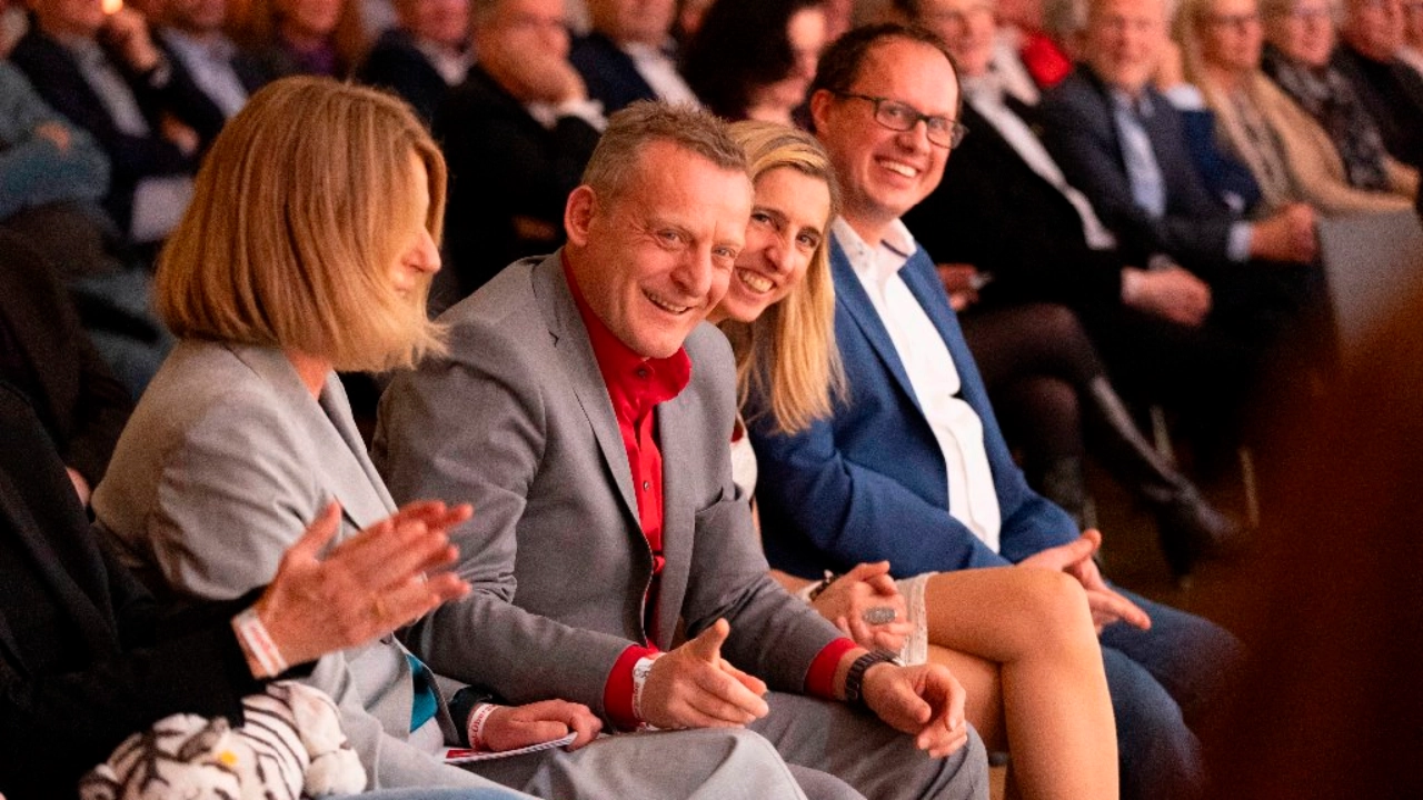 Stuttgart, Baden-Wuerttemberg, 01.03.2024: Abschiedsfeier für Roman Zitzelsberger, dem ehemaligen Bezirksleiter für Baden-Württemberg der IG Metall im Willi Bleicher Haus.