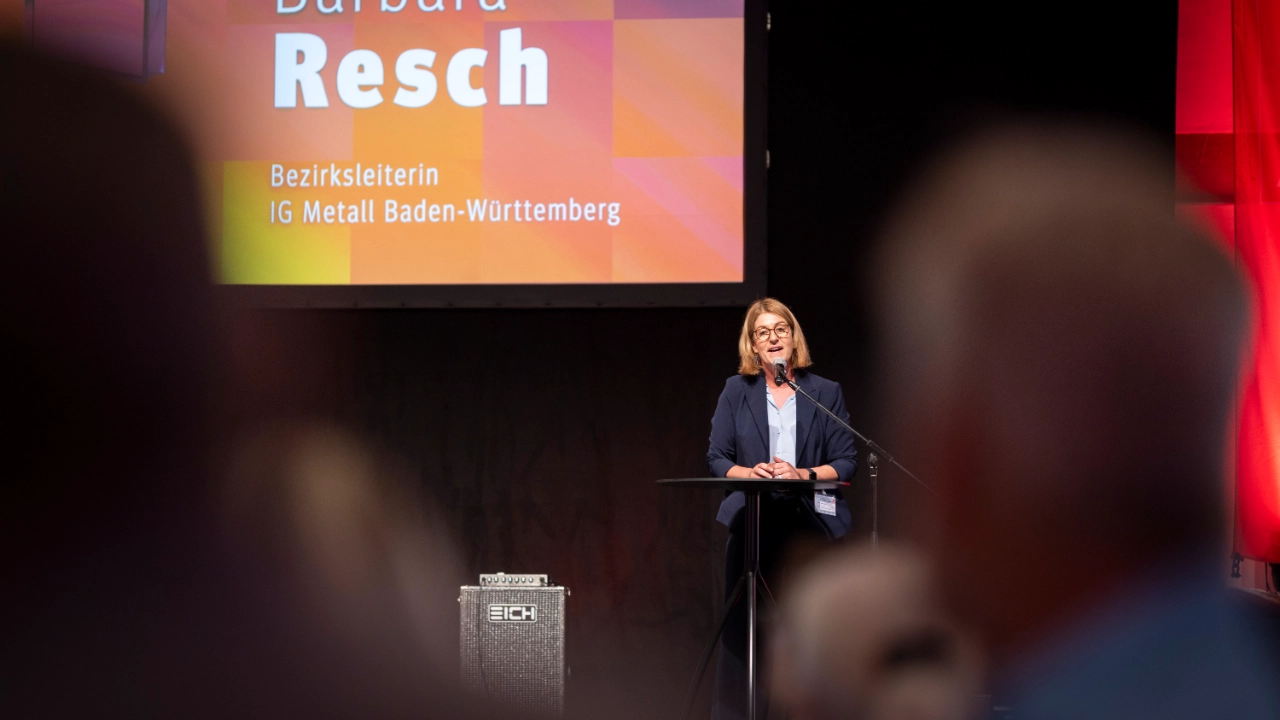 Ludwigsburg, Baden-Württemberg, 12.07.2024: Verleihung des Willi-Bleicher-Preises 2024 der IG Metall Baden-Württemberg.