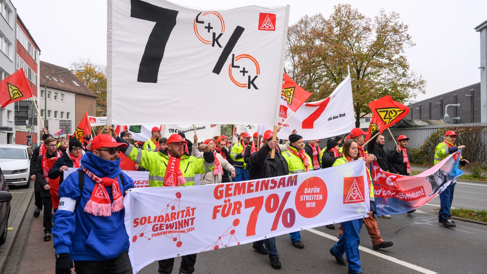 Warnstreikdemo in Osnabrück