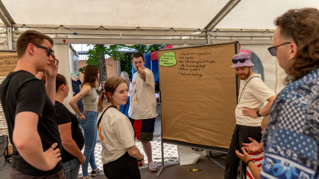 IG Metall-Jugendcamp in Markelfingen vom 04. bis 06. Juli 2024