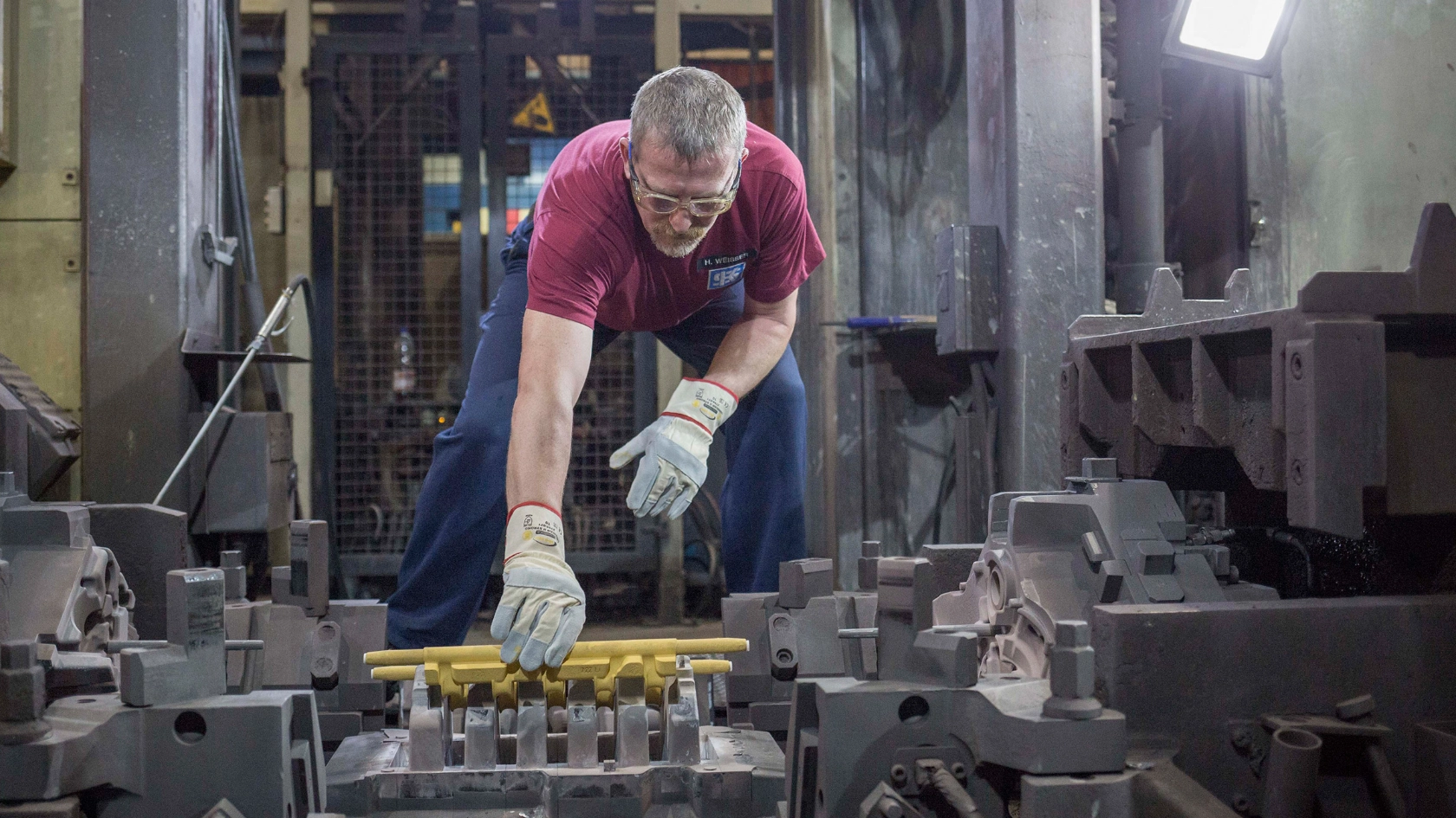 Metaller bei der Arbeit