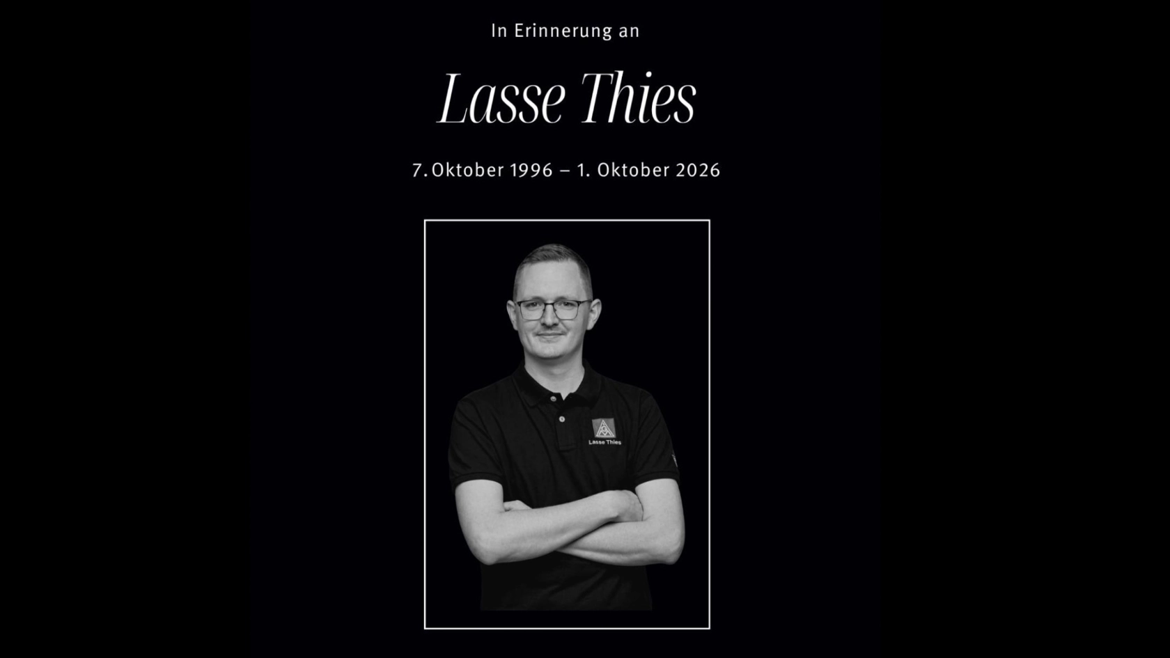 Titelbild Trauer Lasse Thies