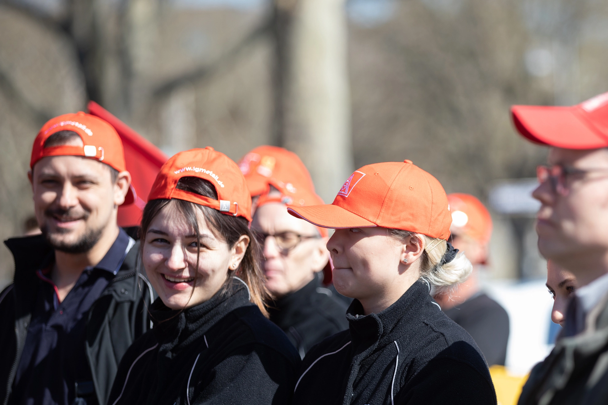 Warnstreik Kfz-Tarifrunde 2023 Mercedes-Benz Mannheim