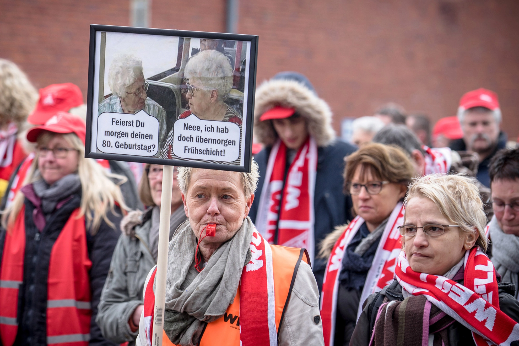 Demo zur Rentenpolitik