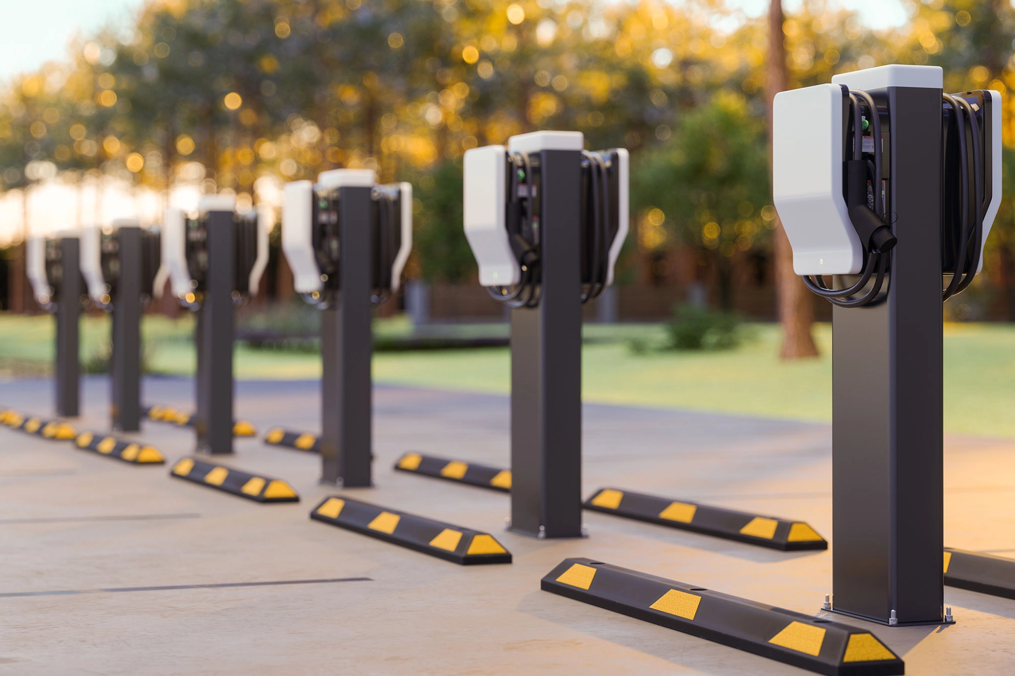 Einsame Ladesäulen warten auf E-Autos