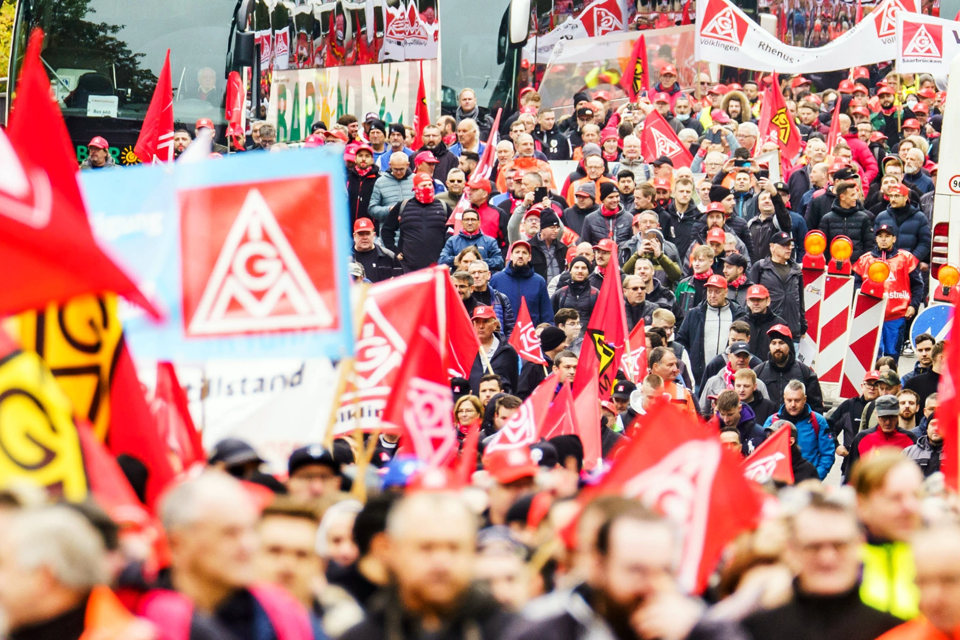 Aktion Tarifverhandlung 10.11.2022 Saarbrücken