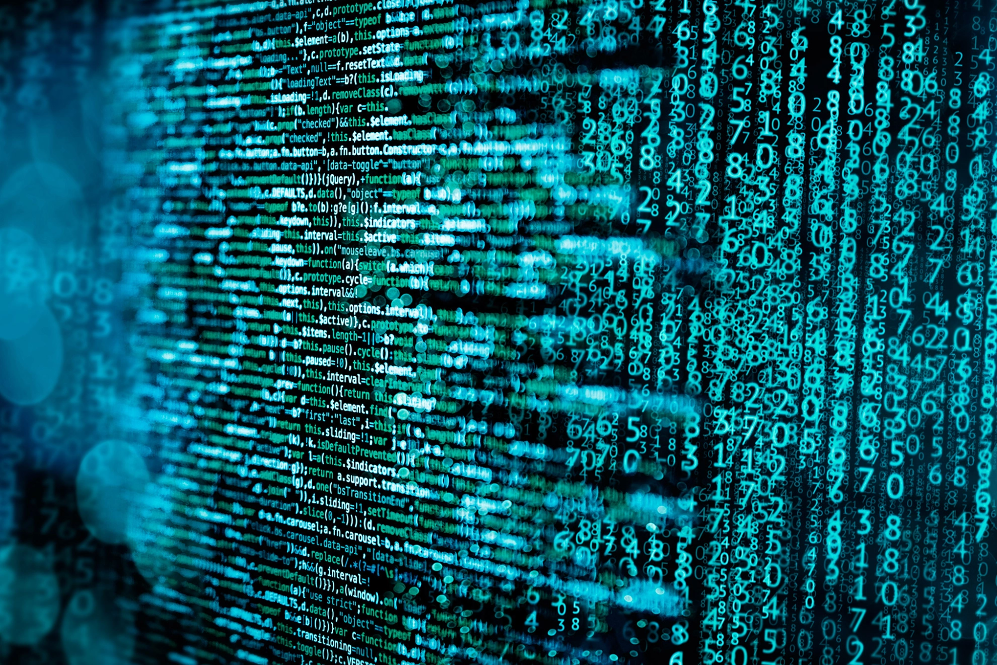 Programm Code und Matrix