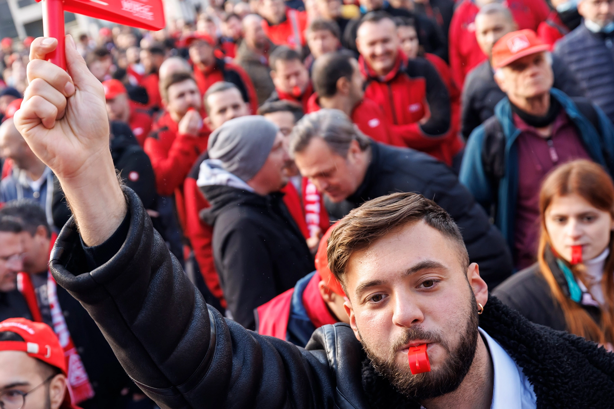 Warnstreik am 08.11.2022 in Neckarsulm