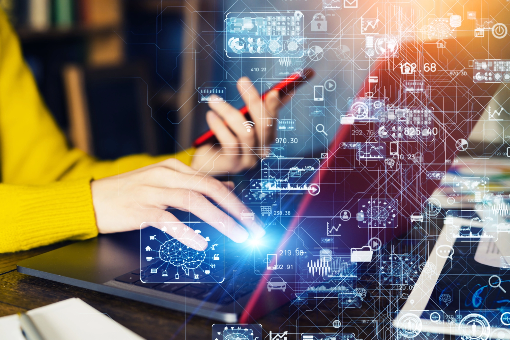 Kommunikationsnetz Künstliche Intelligenz 