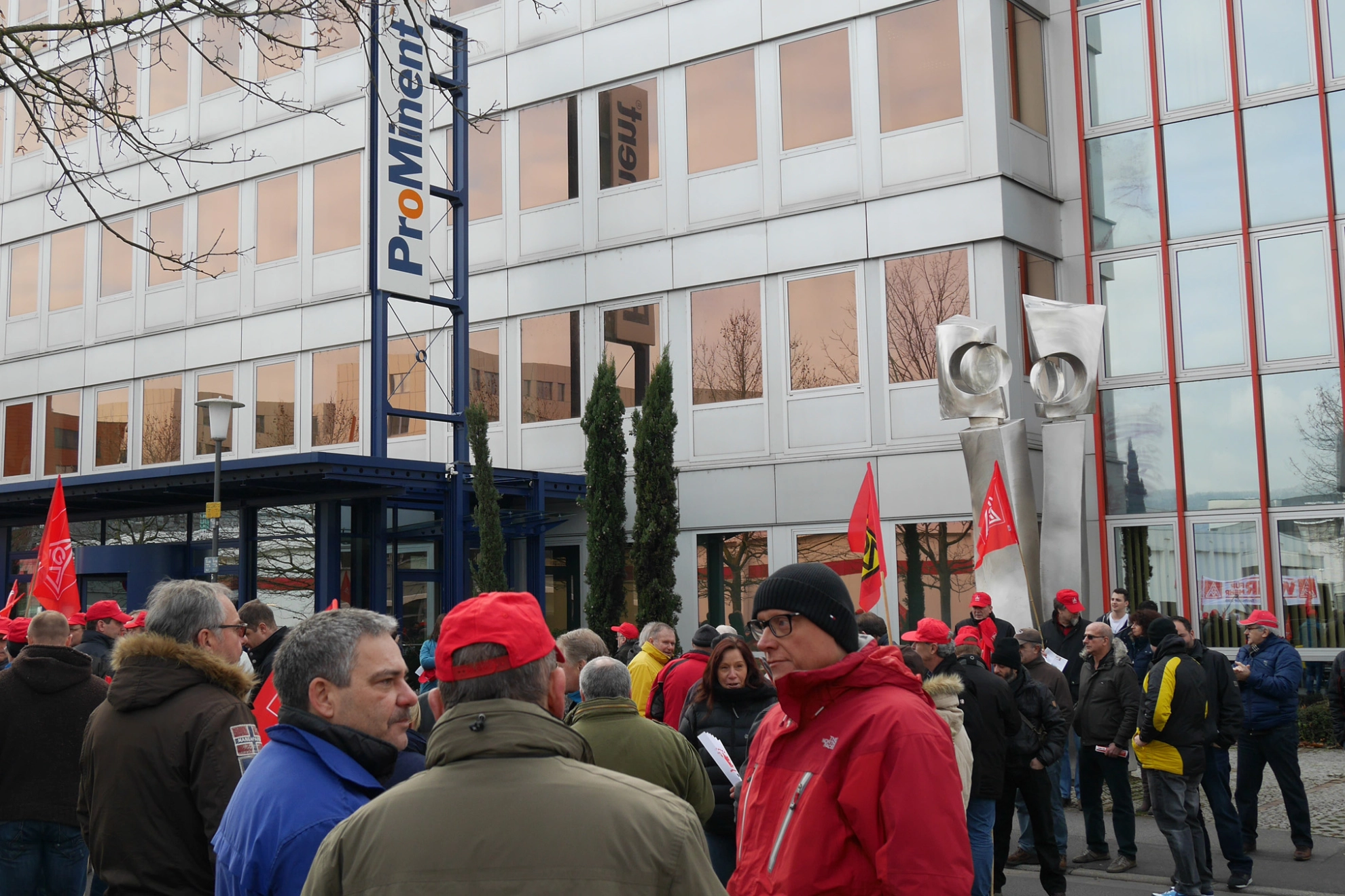Warnstreik bei ProMinent Heidelberg