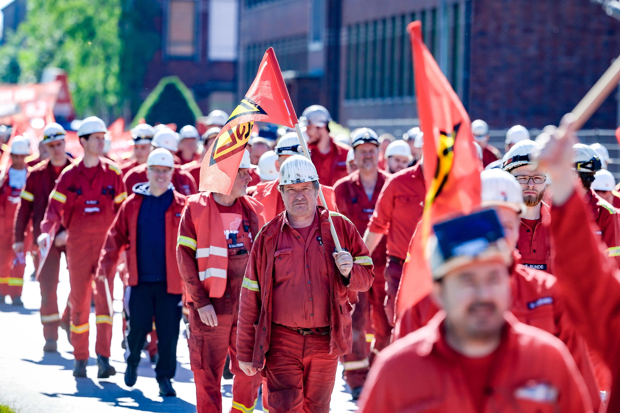 Tarifrunde Eisen und Stahl 2022: Warnstreik Georgsmarienhütte