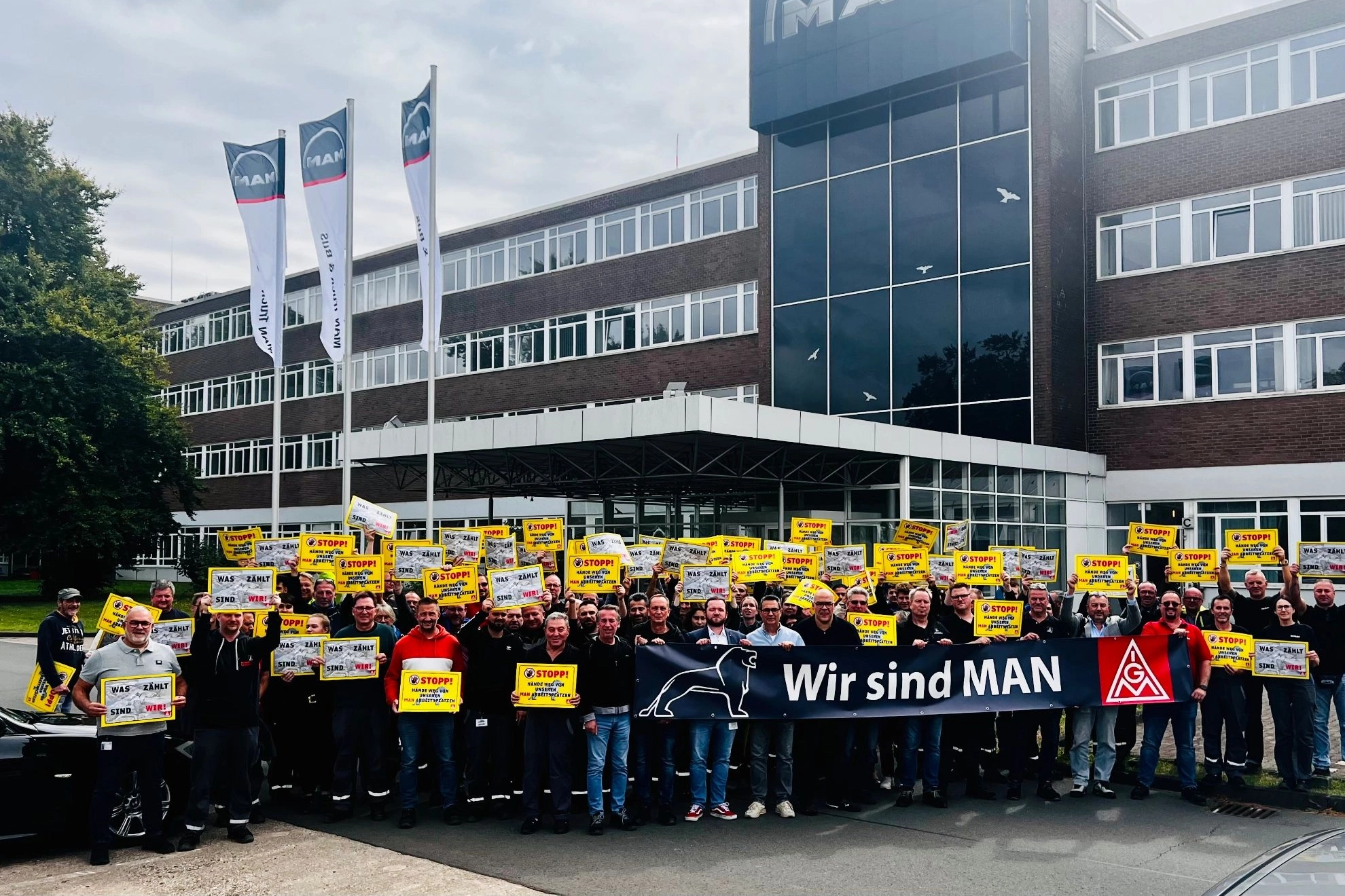 Aktion bei MAN Salzgitter