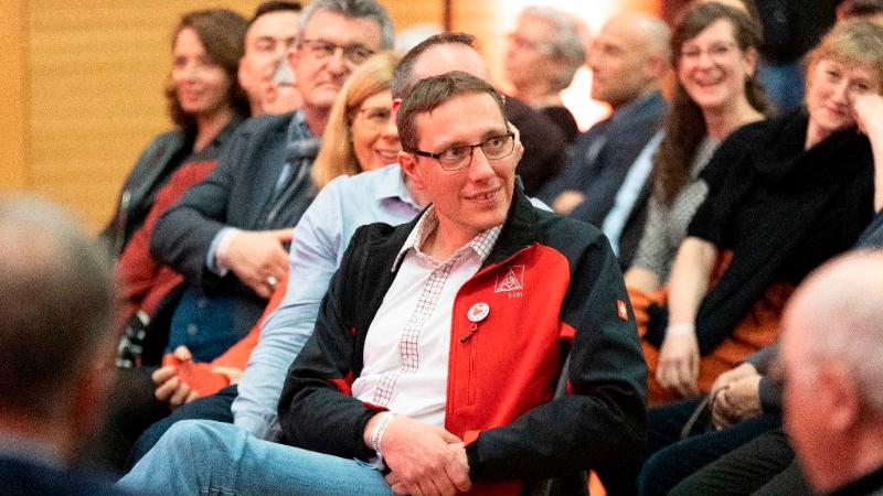 Stuttgart, Baden-Wuerttemberg, 01.03.2024: Abschiedsfeier für Roman Zitzelsberger, dem ehemaligen Bezirksleiter für Baden-Württemberg der IG Metall im Willi Bleicher Haus.
