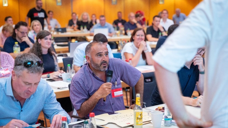 Foto von der Bezirkskonferenz der IG Metall Baden-Württemberg