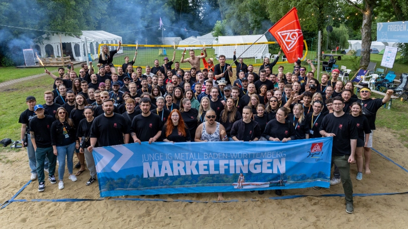 IG Metall-Jugendcamp in Markelfingen vom 04. bis 06. Juli 2024
