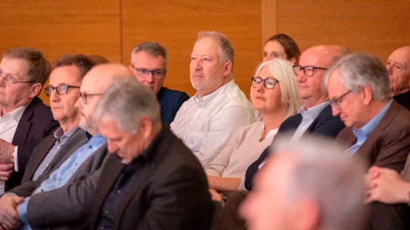 Stuttgart, Baden-Wuerttemberg, 01.03.2024: Abschiedsfeier für Roman Zitzelsberger, dem ehemaligen Bezirksleiter für Baden-Württemberg der IG Metall im Willi Bleicher Haus.