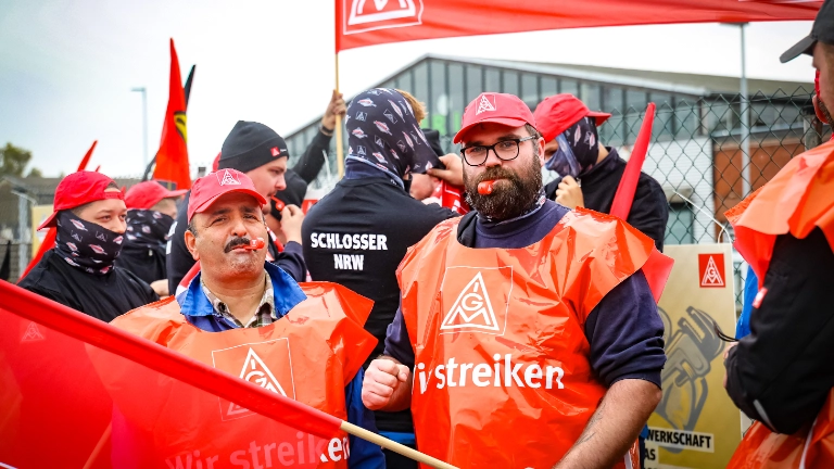 Warnstreik bei Kiffe und Klaas in Münster