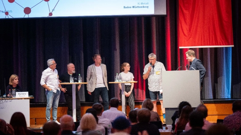 Foto von der Bezirkskonferenz der IG Metall Baden-Württemberg
