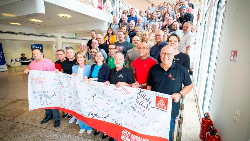 Große Bezirkskonferenz der IG Metall Baden-Württemberg am 12. und 13. Juli 2024 in Ludwigsburg.
