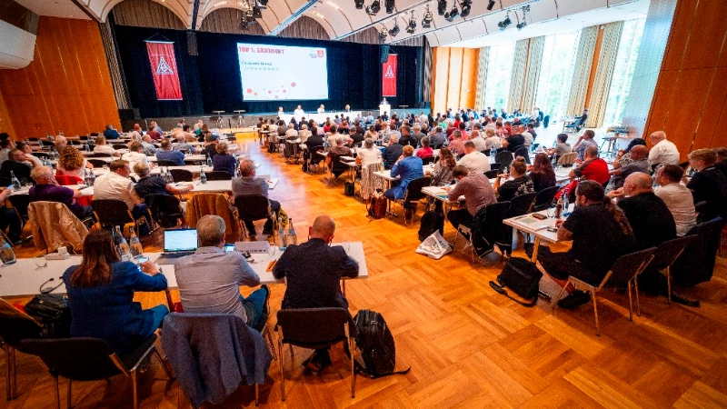 Große Bezirkskonferenz der IG Metall Baden-Württemberg am 12. und 13. Juli 2024 in Ludwigsburg.