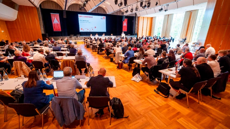 Große Bezirkskonferenz der IG Metall Baden-Württemberg am 12. und 13. Juli 2024 in Ludwigsburg.