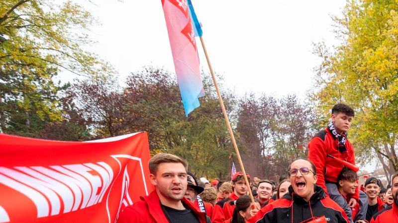 Stuttgart, Baden-Wuerttemberg, 31.10.2024: Jugendaktionstag der IG Metall Baden-Württemberg in Böblingen zu den Tarifverhandlungen M+E 2024