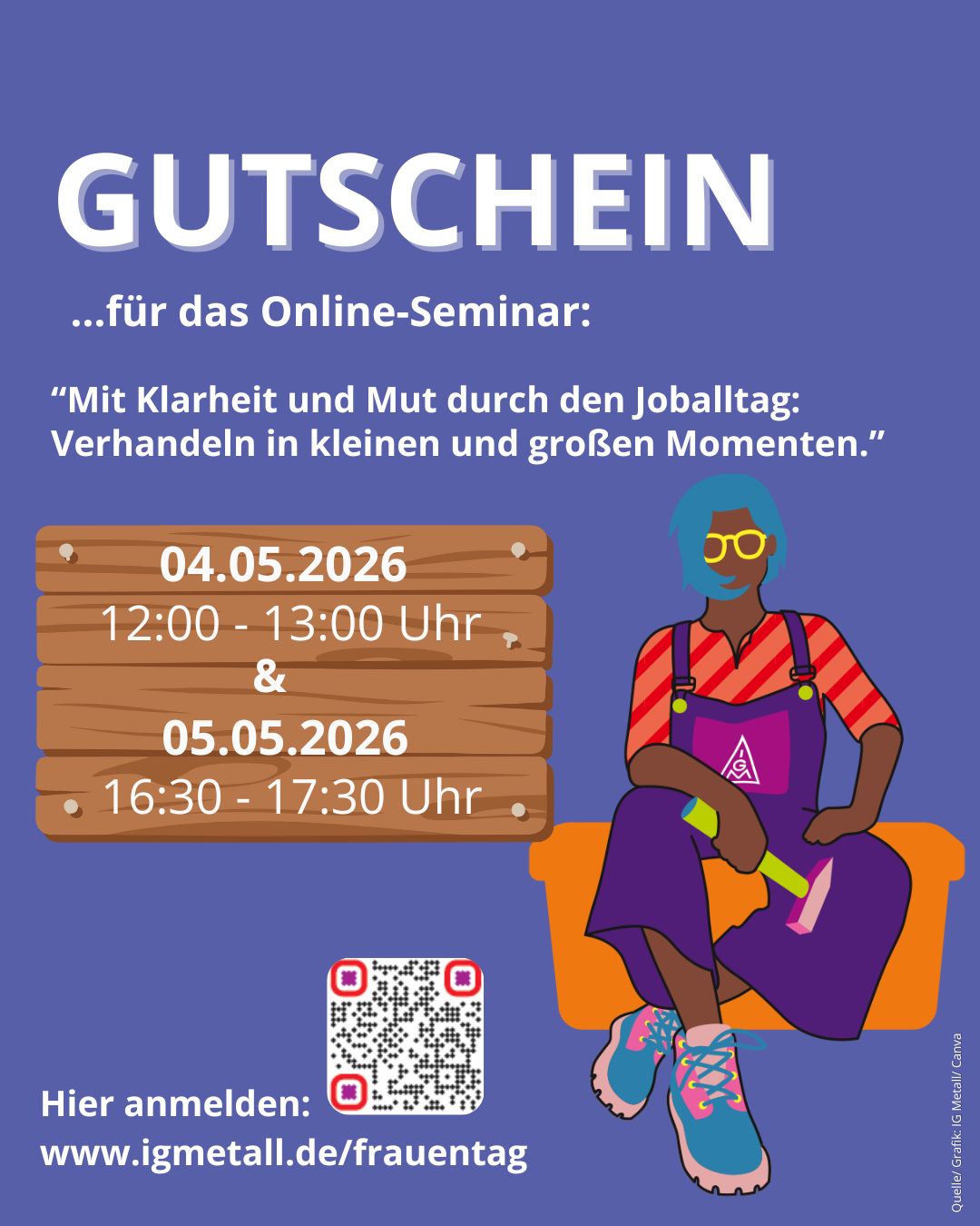 Sharepics Frauentag Online Seminare 2026