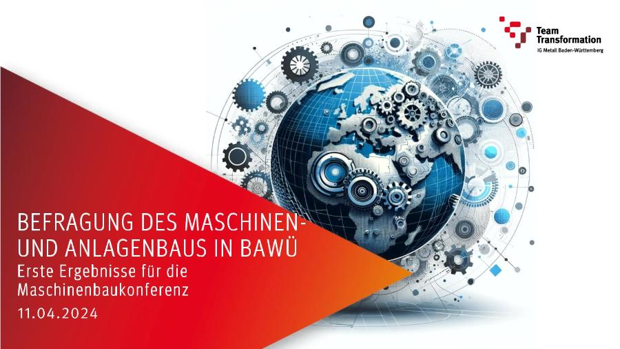 Ergebnisse der Befragung im Maschinenbau