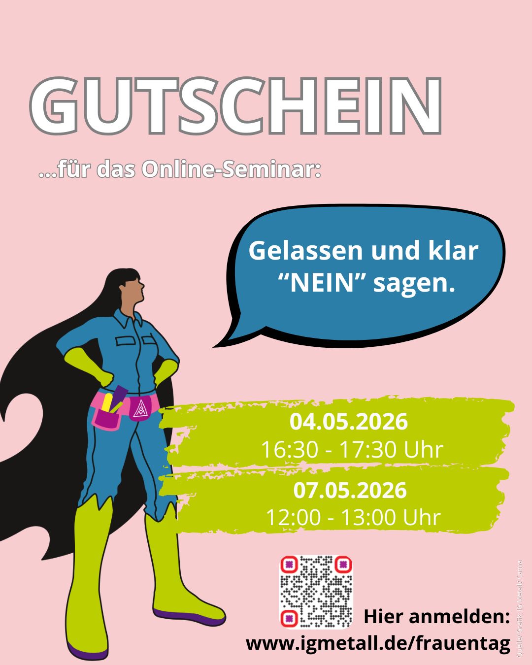 Sharepics Frauentag Online Seminare 2026