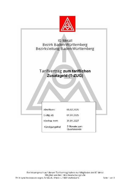 Edelmetallindustrie: Tarifliches Zusatzgeld