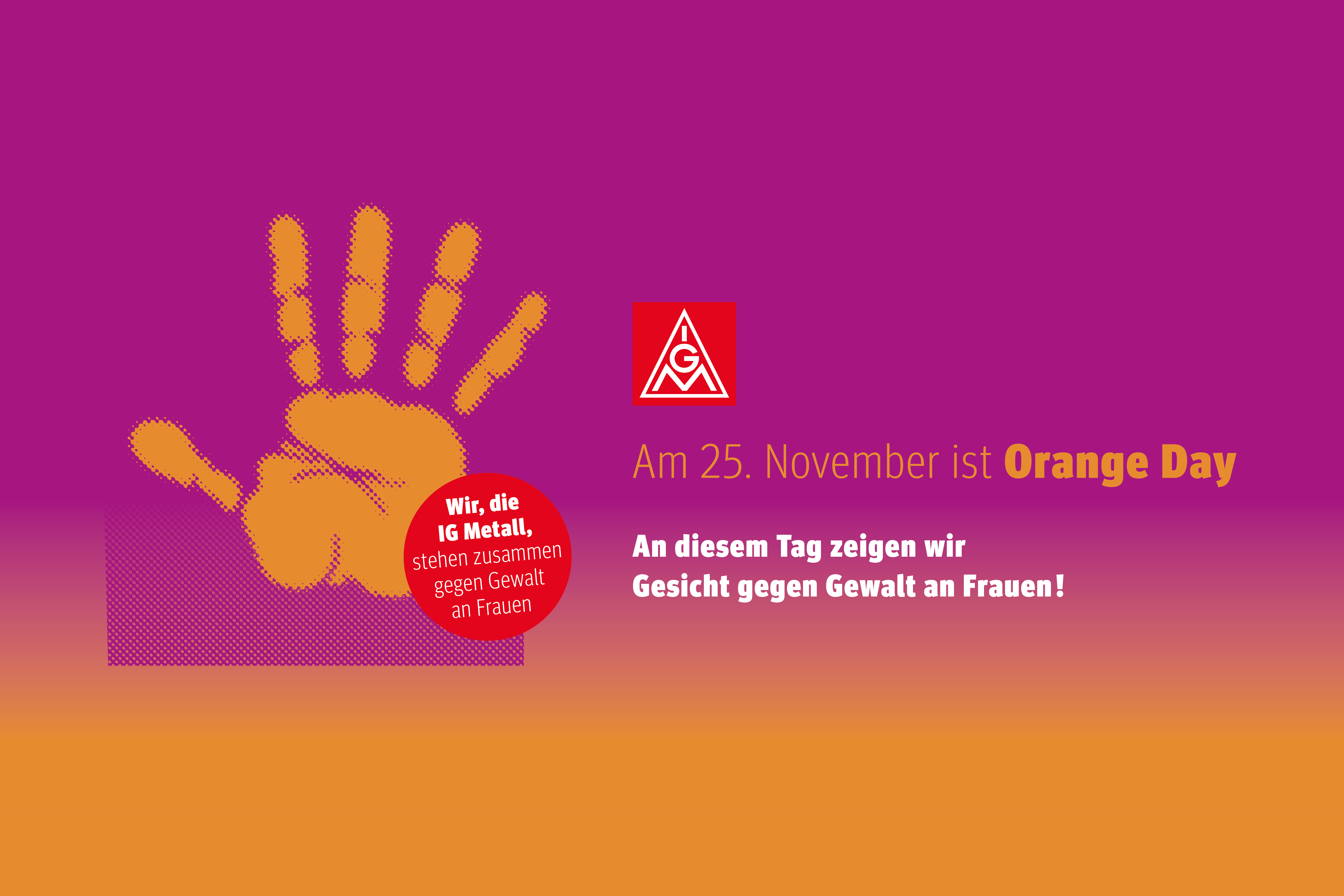 Internationaler Tag zur Beseitigung von Gewalt gegen Frauen am 25.11.