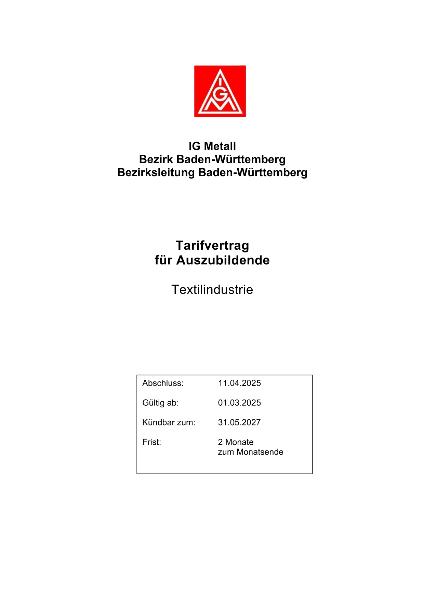Textilindustrie: Auszubildende