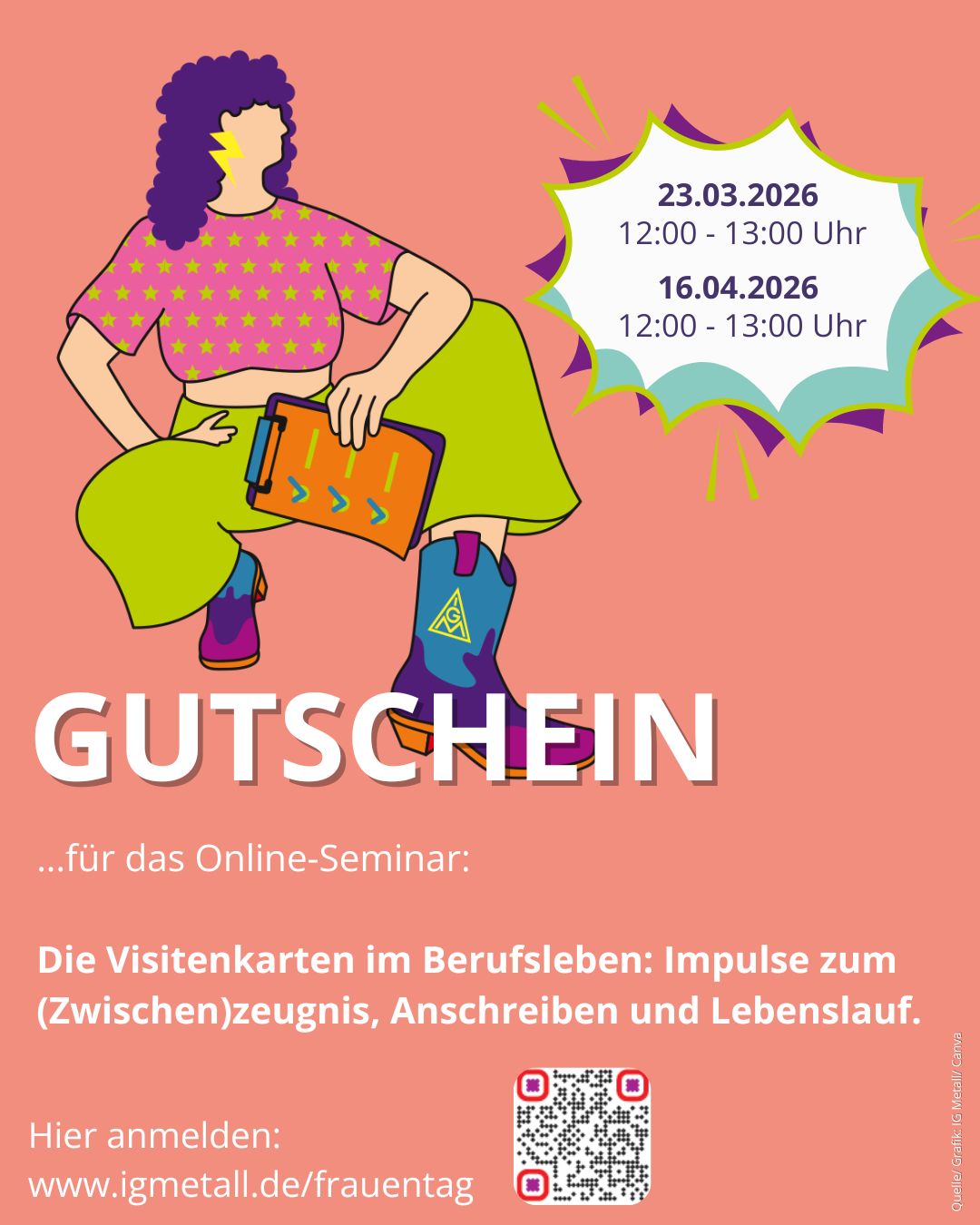 Sharepics Frauentag Online Seminare 2026