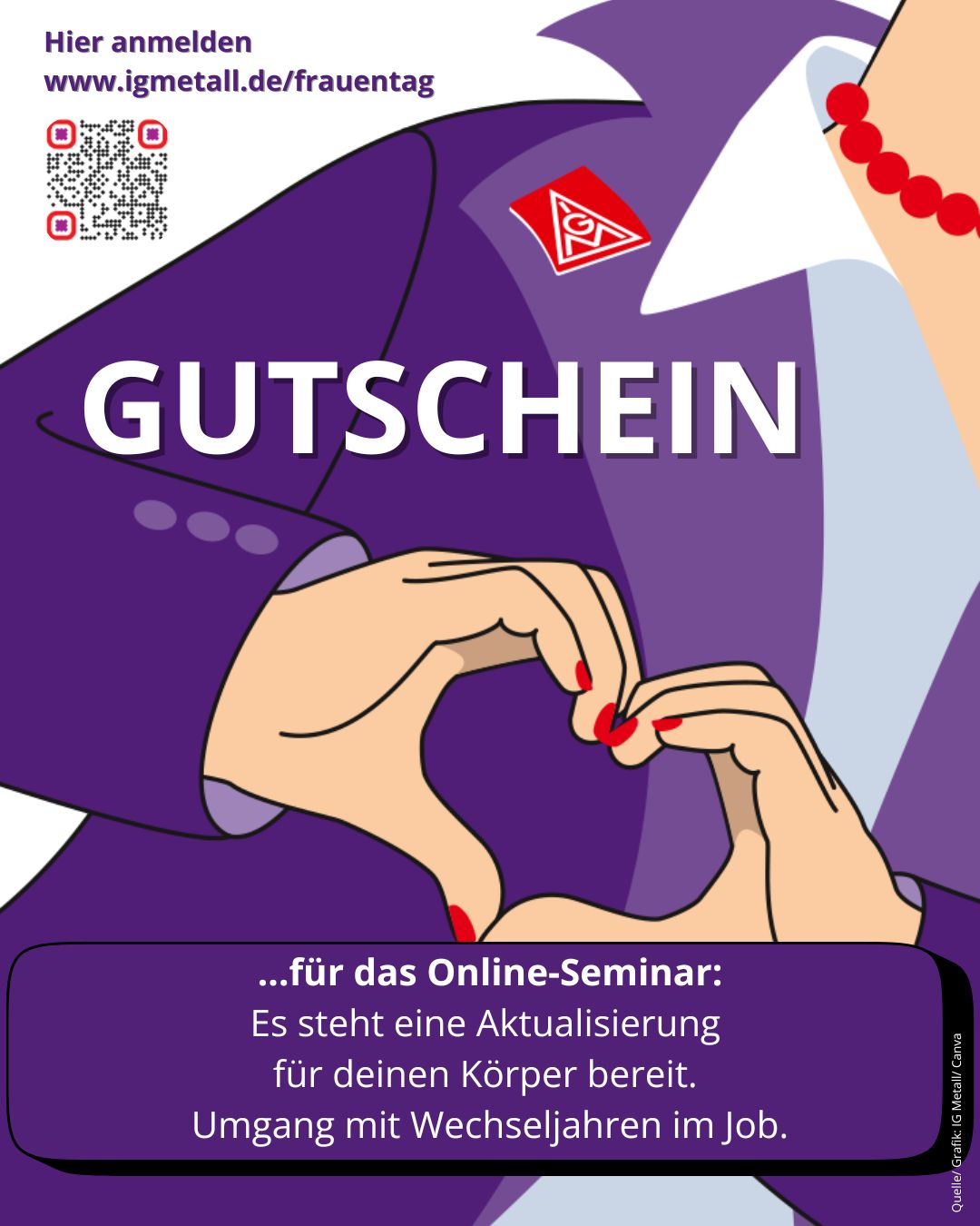 Sharepics Frauentag Online Seminare 2026