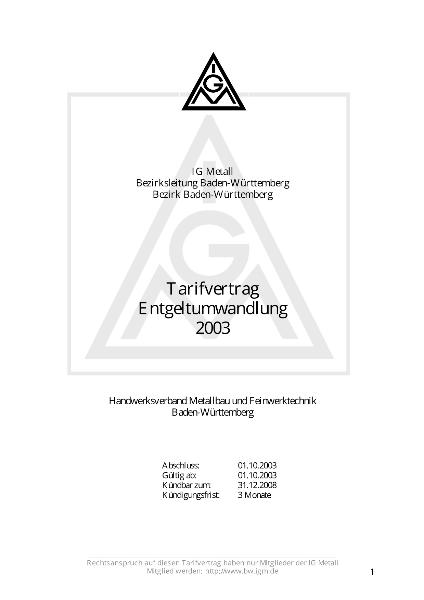 Metallbau-Handwerk: Entgeltumwandlung