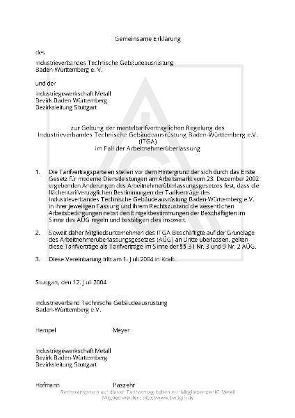 Technische Gebäudeausrüstung: Arbeitnehmerüberlassung