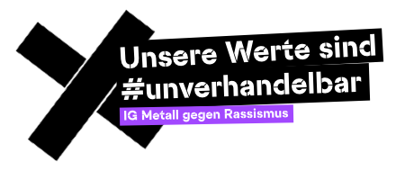 Grafik für die E-Mail Signatur: Unsere Werte sind #unverhandelbar